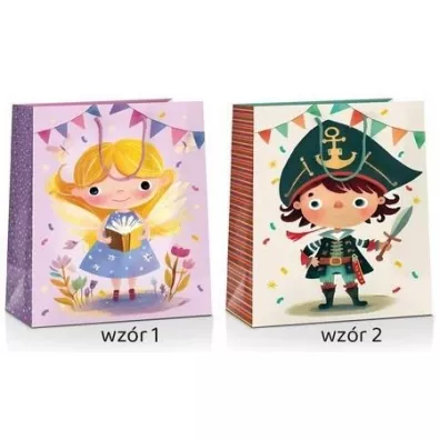 Pan Dragon Torba prezentowa Kids 23x18x10cm MIX