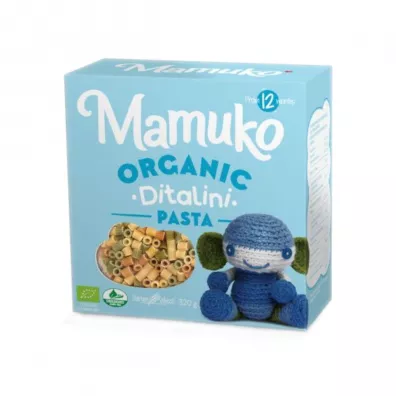 Mamuko Organiczny Makaron Ditalini w kształcie krótkich rurek 320 g Bio