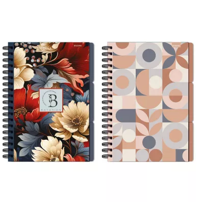 Beniamin Kołozeszyt B5 z mikroperforacją oraz kieszonką na notatki Metaliza Z Drip Off kratka 96 kartek