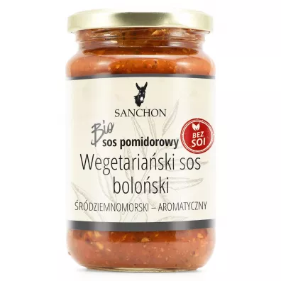 Sanchon Sos boloński wegański bezglutenowy 330 ml Bio