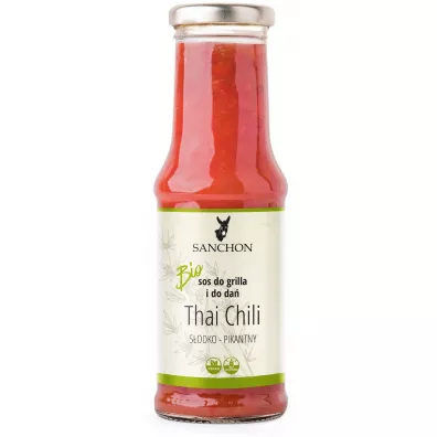 Sanchon Sos thai chili wegański bezglutenowy 210 ml Bio