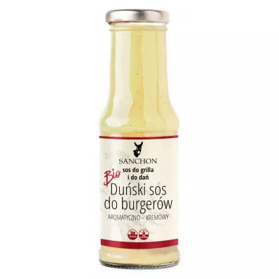 Sanchon Sos do burgerów wegański bezglutenowy 210 ml Bio