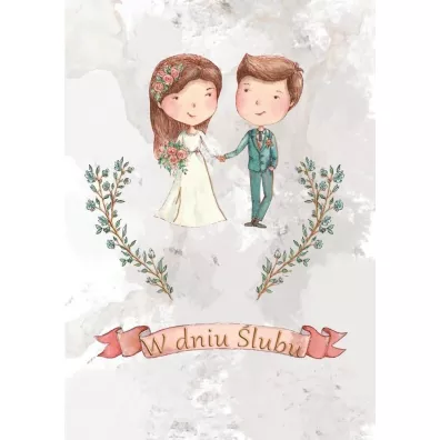 Kartka okolicznościowa Ślub