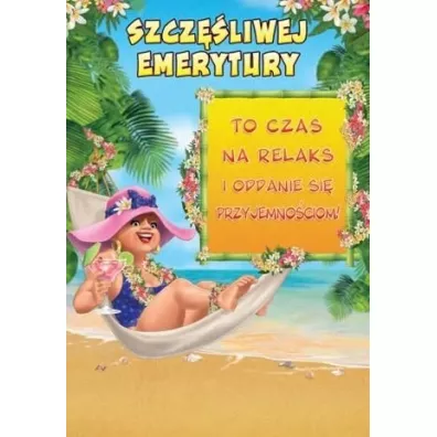 Kartka okolicznościowa Emerytura