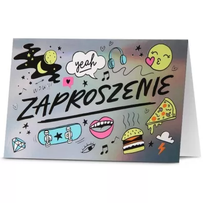 Zaproszenie Uniwersalne (5szt)