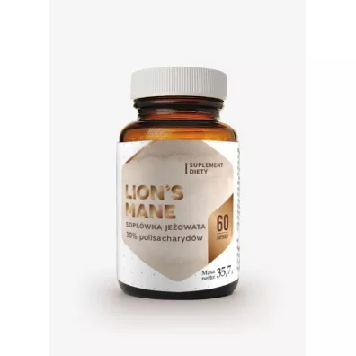 Hepatica Lion`s Mane - Soplówka jeżowata Suplement diety 60 kaps.