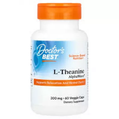 Doctors Best L-Theanine AlphaWave Suplement diety 60 kaps.