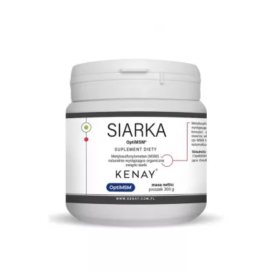 Kenay Siarka OptiMSM Suplement diety 300 g