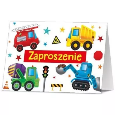 Zaproszenie Urodziny (10szt)