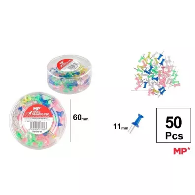 Mp Main Paper Pinezki z okrągłą główką 10mm 50szt