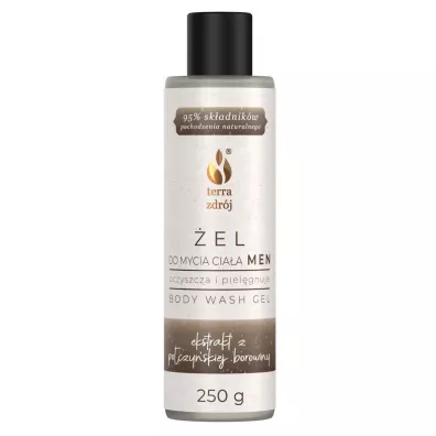 Terra Zdrój Żel pod prysznic dla mężczyzn oczyszczająco - pielęgnujący 250 g
