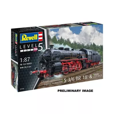 Model Set Express Loco S3/6 18(5) with Tender Revell