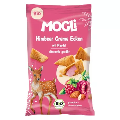 Mogli Rożki z kremem migdałowo-malinowym bezglutenowe 30 g Bio