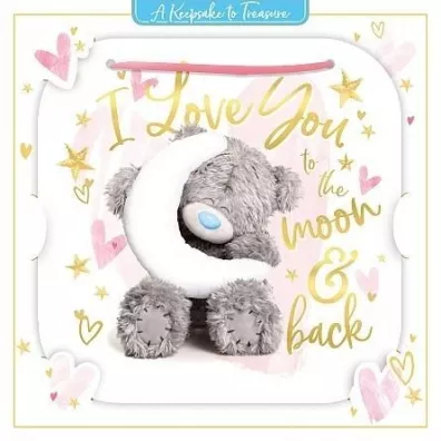 Kartka okolicznościowa I love you to the moon&back