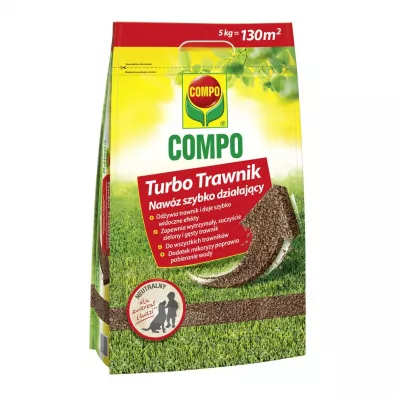 Compo Turbo Trawnik Nawóz szybko działający 5 kg