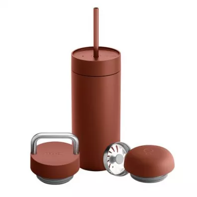 Fellow Carter Move Mug 3 w 1 - Kubek termiczny + 3 nakrętki - Sienna 473 ml