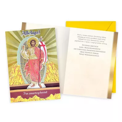 Kukartka Karnet Wielkanoc