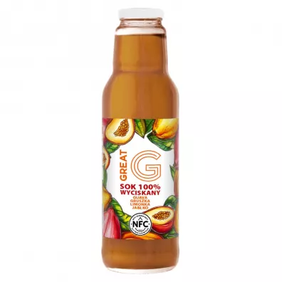Great Sok guava gruszka limonka jabłko NFC 750 ml