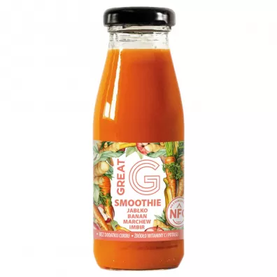 Great Smoothie imbir jabłko banan marchew 215 ml