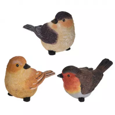 ProGarden Figurka ogrodowa Ptaszki Komplet 3 szt. wzór 2