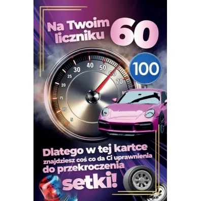 Yeku 230 Karnet JCX Prawo Jazdy 60 urodziny damskie
