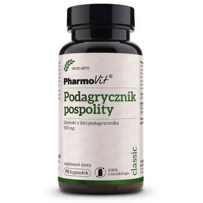 Pharmovit Podagrycznik pospolity ekstrakt (450 mg) suplement diety 90 kaps.