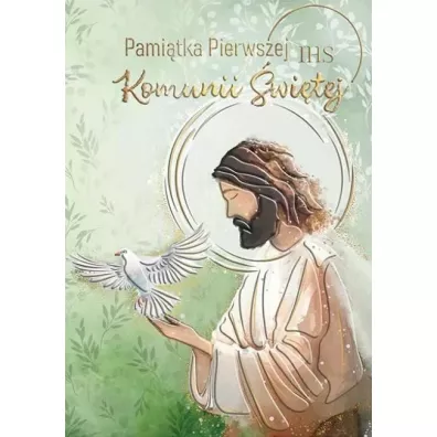 Karnet A5 Komunia. Jezus