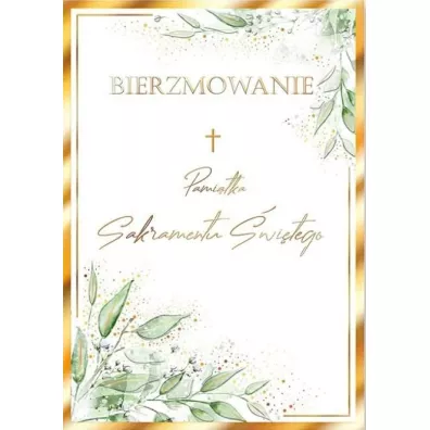 Henry Karnet A5 Bierzmowanie. Listki