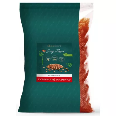 Bartolini Makaron proteinowy (z soczewicy czerwonej) świderki 1 kg