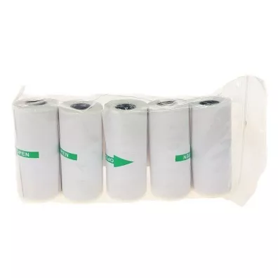 Papier termiczny biały samoprzylepny 5,5x2,5cm 5sz