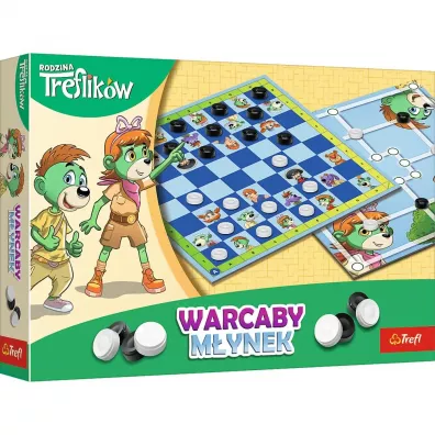 Warcaby i Młynek Rodzina Treflików 02658