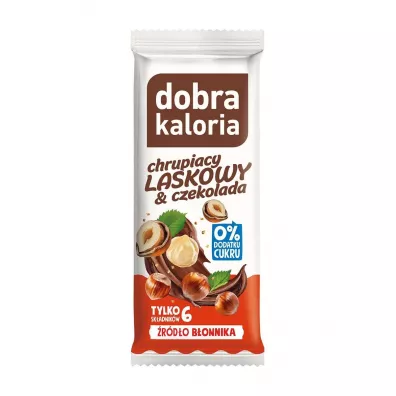 Dobra Kaloria Baton orzech laskowy i czekolada 35 g