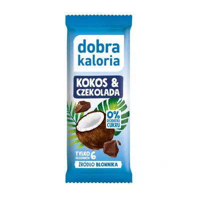 Dobra Kaloria Baton kokos i czekolada 33 g