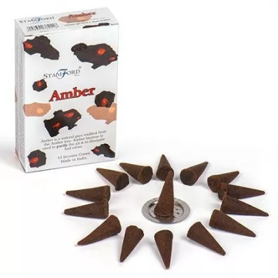 Kadzidełka stożkowe Stamford Amber, Bursztyn