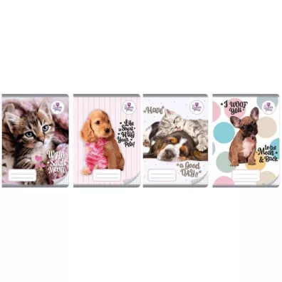 Beniamin Zeszyt A5/16K kratka The sweet pets (20szt)