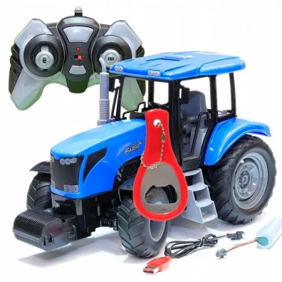 Traktor na radio + pakiet Dromader