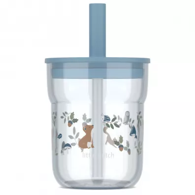 Mepal Szklanka dziecięca ze słomką Mio 250ml Forest Friends 108023065408 250 ml