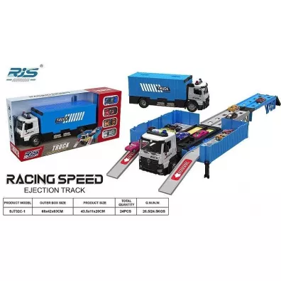 Ciężarówka z rozkładaną naczepą światło dźwięk Adar