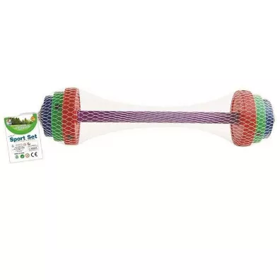 Sztanga plastikowa z obciążnikami 420g Adar