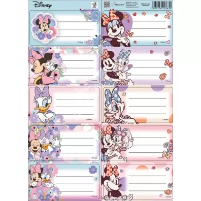 Beniamin Naklejki na zeszyty pasek Minnie mouse