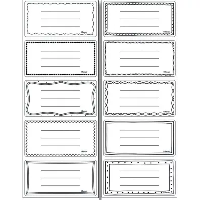 Beniamin Naklejki na zeszyty pasek Unisex