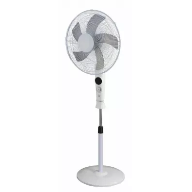 Volteno Wentylator podłogowy biały+ pilot+wyświetlacz 40cm