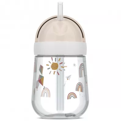 Mepal Kubek dziecięcy ze słomką Mio Sunshine & Rainbow 108014065245 300 ml