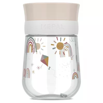 Mepal Kubek dziecięcy treningowy do nauki picia Mio Sunshine & Rainbow 108018565245 300 ml