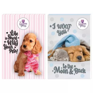 Beniamin Notes A7/30K z poddrukiem The sweet pets (16szt)