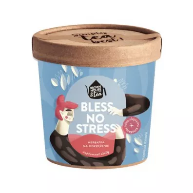 Brown House & Tea Herbata ziołowa Bless No Stress Suplement diety 50 g