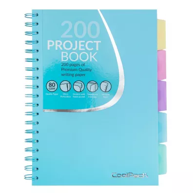 Kołozeszyt B5 PP Coolpack Pastel Powder Blue