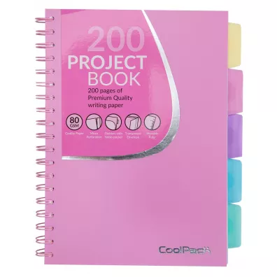 Kołozeszyt B5 PP Coolpack Pastel Powder Pink