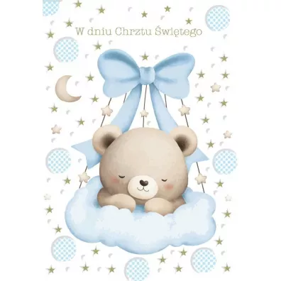 Kartka okolicznościowa Chrzest