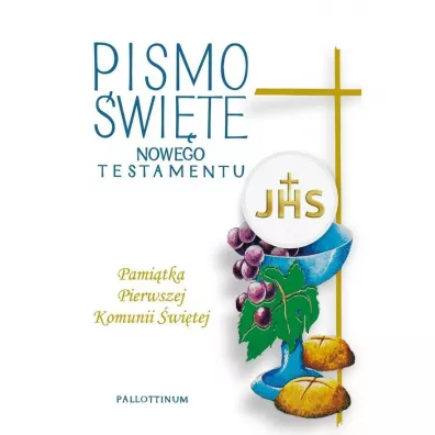 Pismo Święte NT A5 Pamiątka I Komunii chleb